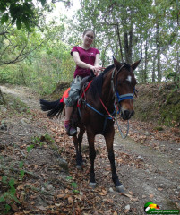 Horse back riding near Volcan, Panama