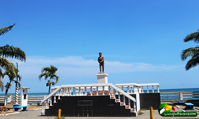 Statue of Colonel Armuelles at Puerto Armuelles downtown waterfront park