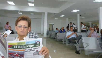 Waiting for a plane at Enrique Malek Airport in David, Panama