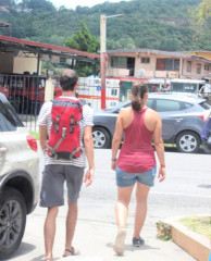 2 tourists in Boquete, Panama