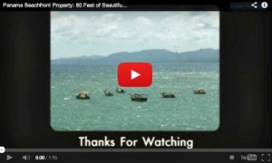 Youtube video screenshot of fishing boats on ocean, hills and "Thanks For Watching" text