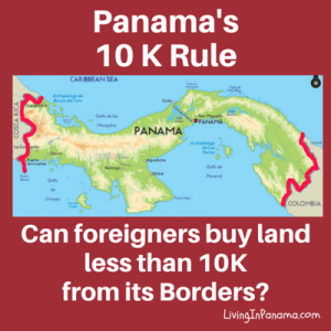 map of panama showing 10