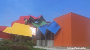 Exterior of Panama City's colorful Biomuseo in June 2014