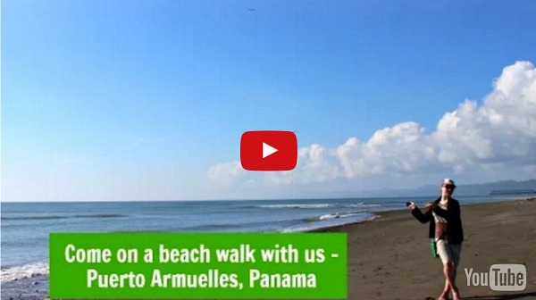 A Beach Walk in Panama – A 2+ Mile Walk In 2+ Minutes