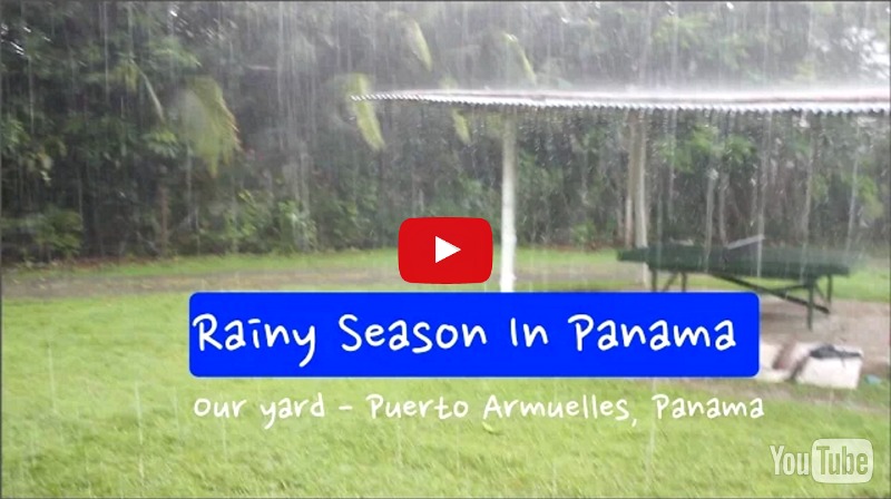 30 Sec. Glimpse Of Rainy Season In Panama