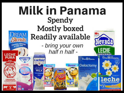 graphic with various milk cartons and text about milk