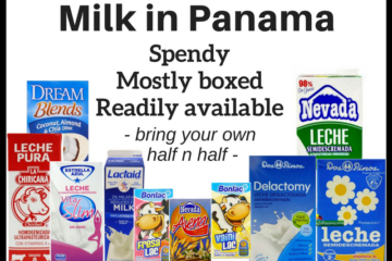 graphic with various milk cartons and text about milk