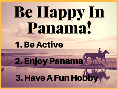 graphic about how to be happy in Panama