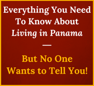red square with text about warning re: living in Panama