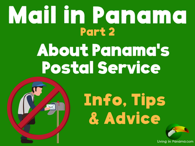 green background w/graphic of mailman delivering a letter with red "not allowed" symbol plus text