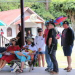 group of people at music festival in Boquete, Panama