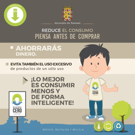Flyer regarding zero waste policy actions in Panama
