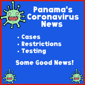 Graphic on Panama's coronavirus cases, bans, and restrictions