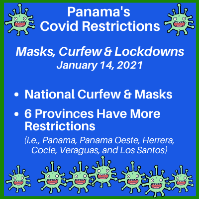 Announce New Panama Covid Restrictions January 14 2021